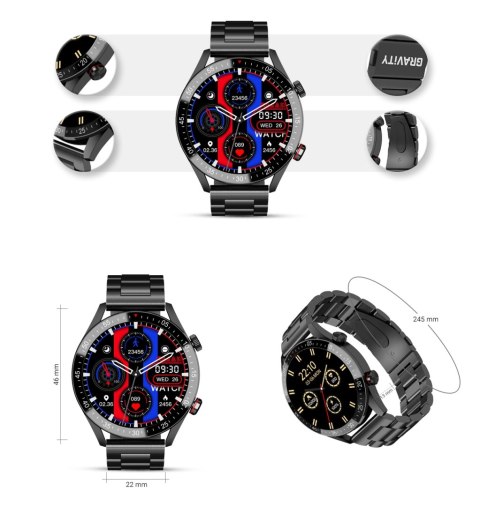 Smartwatch Męski Gravity GT4-2 Smartwatch Męski Gravity GT4-2
