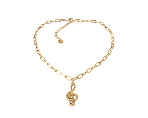 Naszyjnik klucz wiolinowy z kolekcji Basic Chain Aria Martelle długość 50 cm (C24/NUT/01/1AU) Naszyjnik klucz wiolinowy z kolekcji Basic Chain Aria Martelle długość 50 cm (C24/NUT/01/1AU)