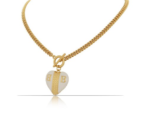 Naszyjnik z białym sercem z literkami BB z kolekcji Heart Harmony (C23/ZIM/78/1AU) Naszyjnik z białym sercem z literkami BB z kolekcji Heart Harmony (C23/ZIM/78/1AU)