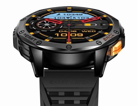 Smartwatch Męski GRAVITY GPS GT24-5 Czarny Pasek Silikonowy + Zielony Pasek Silikonowy Smartwatch Męski GRAVITY GPS GT24-5 Czarny Pasek Silikonowy + Zielony Pasek Silikonowy