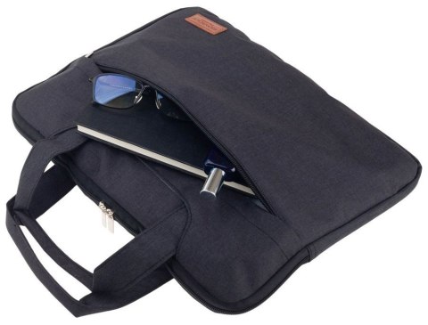 Duża, materiałowa torba na laptopa do 15 cali - Rovicky Duża, materiałowa torba na laptopa do 15 cali - Rovicky