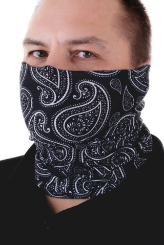 Komin, chusta z tkaniny ze wzorem full print -Rovicky