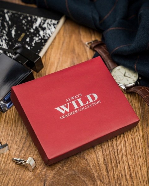 Mały, skórzany portfel dla mężczyzny - Always Wild® Mały, skórzany portfel dla mężczyzny - Always Wild®