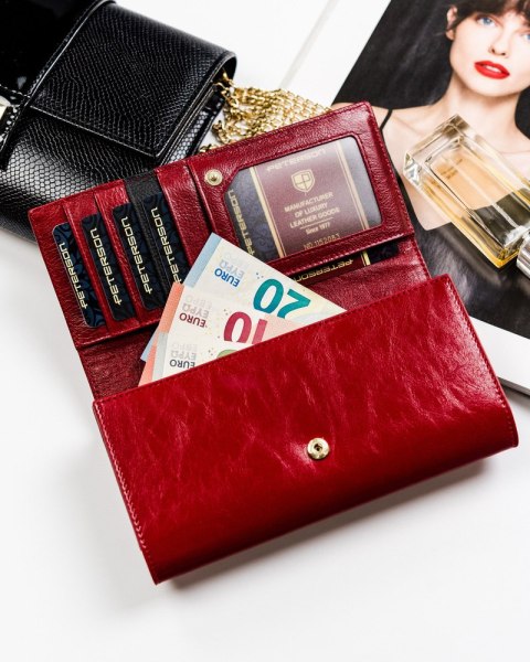 Elegancki portfel na karty z ochroną RFID - Peterson Elegancki portfel na karty z ochroną RFID - Peterson