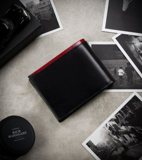 Portfel Męski N992-RVT Black+Red Portfel Męski N992-RVT Black+Red