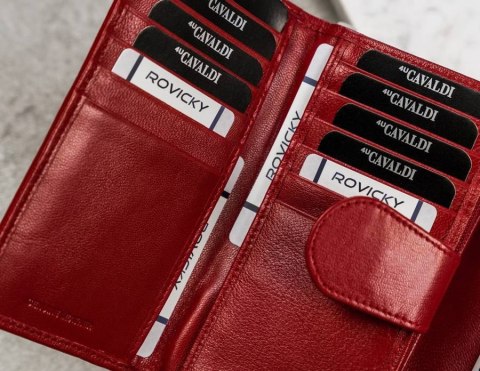 Duży, skórzany portfel damski z systemem RFID - 4U Cavaldi Duży, skórzany portfel damski z systemem RFID - 4U Cavaldi