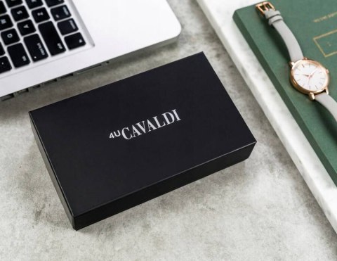 Pojemny, poziomy portfel damski ze skóry naturalnej z systemem RFID - Cavaldi Pojemny, poziomy portfel damski ze skóry naturalnej z systemem RFID - Cavaldi