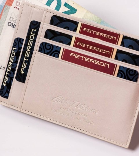 Skórzane etui na dokumenty i banknoty - Peterson Skórzane etui na dokumenty i banknoty - Peterson