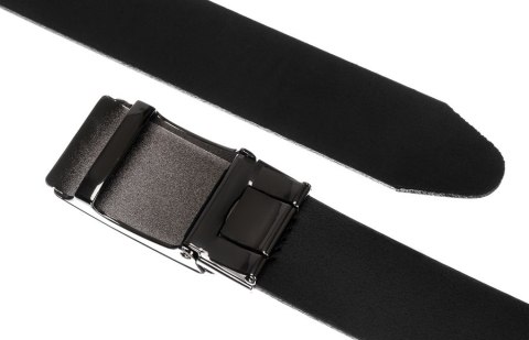 Skórzany pasek męski z elegancką automatyczną klamrą - Peterson Skórzany pasek męski z elegancką automatyczną klamrą - Peterson