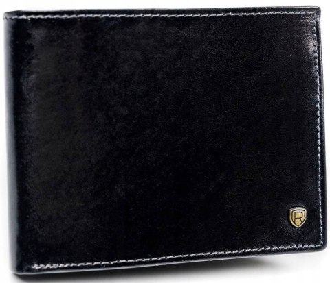 Skórzany portfel męski z systemem RFID - Rovicky Skórzany portfel męski z systemem RFID - Rovicky