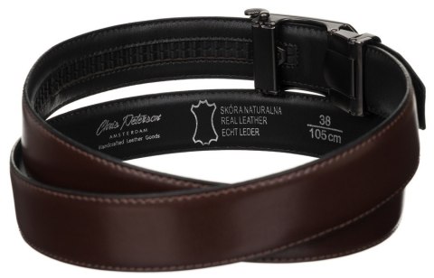 Elegancki pasek automatyczny ze skóry naturalnej - Peterson Elegancki pasek automatyczny ze skóry naturalnej - Peterson
