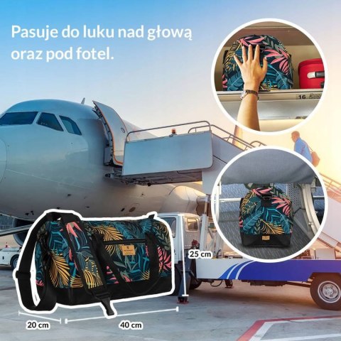 Wzorzysta torba podróżna na bagaż podręczny - Peterson Wzorzysta torba podróżna na bagaż podręczny - Peterson