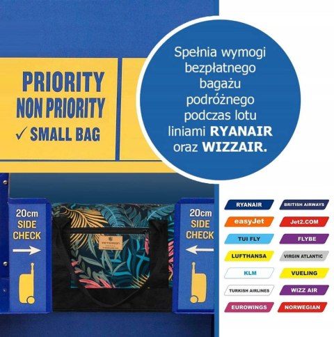 Wzorzysta torba podróżna na bagaż podręczny - Peterson Wzorzysta torba podróżna na bagaż podręczny - Peterson