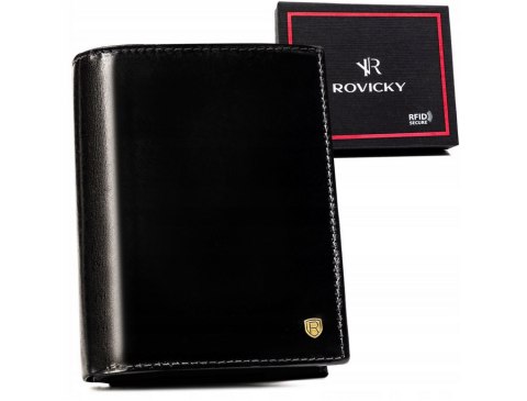 Duży, skórzany portfel męski - Rovicky Duży, skórzany portfel męski - Rovicky