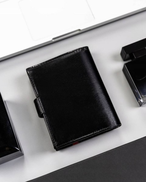 Duży, skórzany portfel męski z systemem RFID - Rovicky Duży, skórzany portfel męski z systemem RFID - Rovicky