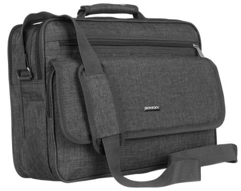 Pojemna, materiałowa torba na laptopa - Rovicky Pojemna, materiałowa torba na laptopa - Rovicky