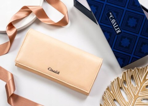 Elegancki, duży portfel damski ze skóry ekologicznej - 4U Cavaldi Elegancki, duży portfel damski ze skóry ekologicznej - 4U Cavaldi