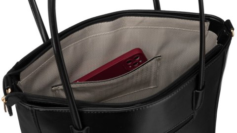 Modna, duża torba damska ze skóry ekologicznej - Peterson Modna, duża torba damska ze skóry ekologicznej - Peterson