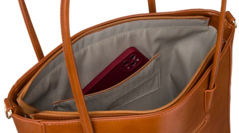 Modna, duża torba damska ze skóry ekologicznej - Peterson Modna, duża torba damska ze skóry ekologicznej - Peterson