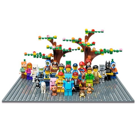 Płyta konstrukcyjna do klocków - Cedar4Kids Płyta konstrukcyjna do klocków - Cedar4Kids