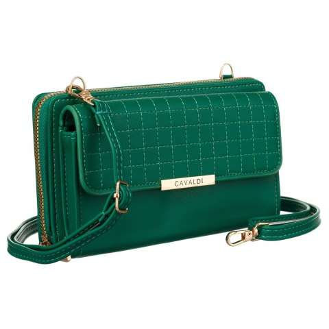 Elegancka mini torebka-portfel na długim, doczepianym pasku - 4U Cavaldi Elegancka mini torebka-portfel na długim, doczepianym pasku - 4U Cavaldi