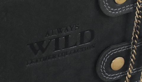 Duży, skórzany portfel męski z systemem RFID - Always Wild Duży, skórzany portfel męski z systemem RFID - Always Wild