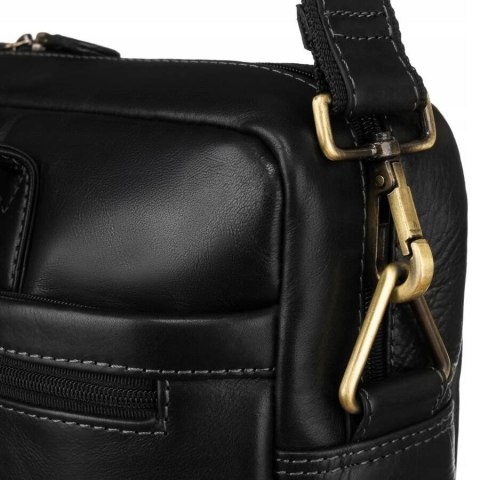 Skórzana, męska torba na laptopa - Peterson Skórzana, męska torba na laptopa - Peterson