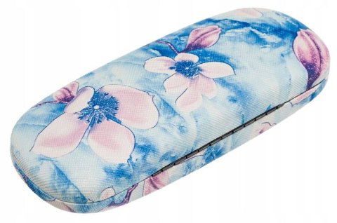 Eleganckie etui na okulary w kwiatowy wzór - 4U Cavaldi