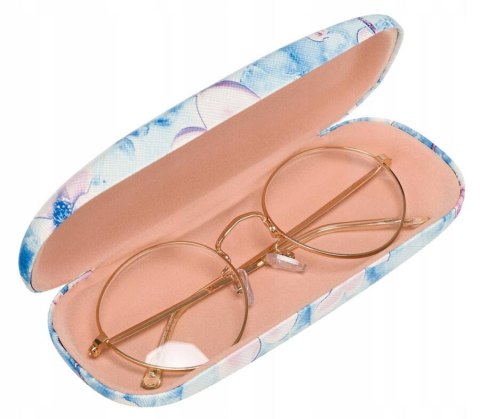 Eleganckie etui na okulary w kwiatowy wzór - 4U Cavaldi