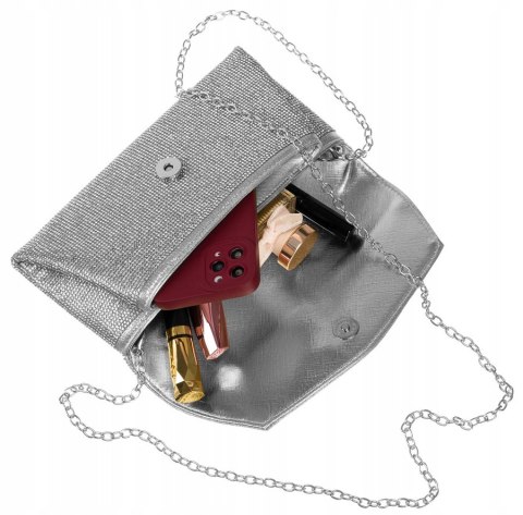 Elegancka kopertówka damska z cyrkoniami - Peterson Elegancka kopertówka damska z cyrkoniami - Peterson