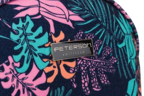 Kompaktowa kosmetyczka damska z botanicznym printem - Peterson Kompaktowa kosmetyczka damska z botanicznym printem - Peterson