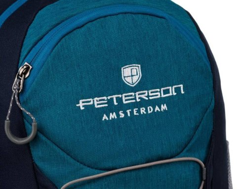 Lekki plecak na wycieczki z kieszeniami na suwak - Peterson Lekki plecak na wycieczki z kieszeniami na suwak - Peterson