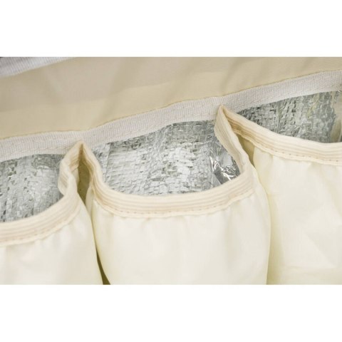 Plecak damski typu mommy bag w szaro-różowym kolorze - Peterson Plecak damski typu mommy bag w szaro-różowym kolorze - Peterson