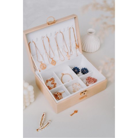 Elegancki organizer na biżuterię z przegródkami - Peterson Elegancki organizer na biżuterię z przegródkami - Peterson