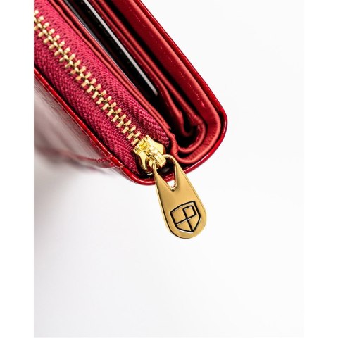 Elegancki portfel damski na karty i bilon z RFID - Peterson Elegancki portfel damski na karty i bilon z RFID - Peterson