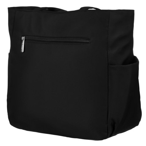 Modna torba shopper A4 w czarnym kolorze - Peterson Modna torba shopper A4 w czarnym kolorze - Peterson
