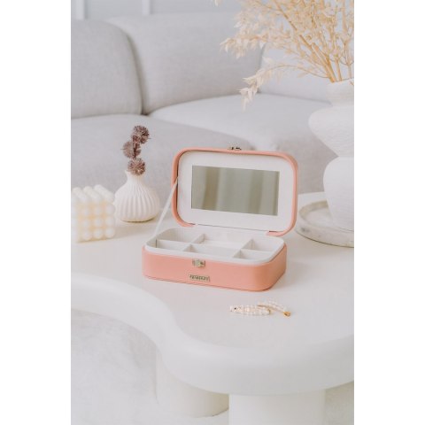 Stylowy organizer na biżuterię z lusterkiem - Peterson Stylowy organizer na biżuterię z lusterkiem - Peterson