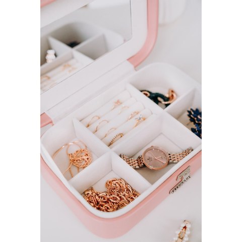 Stylowy organizer na biżuterię z lusterkiem - Peterson Stylowy organizer na biżuterię z lusterkiem - Peterson