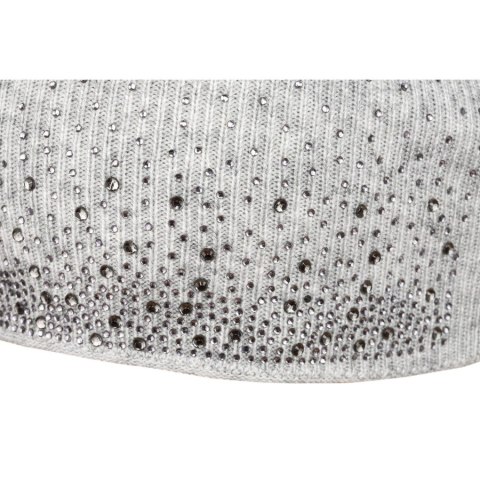 Ciepła czapka beanie z błyszczącymi kryształkami - Peterson Ciepła czapka beanie z błyszczącymi kryształkami - Peterson