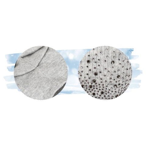 Ciepła czapka beanie z błyszczącymi kryształkami - Peterson Ciepła czapka beanie z błyszczącymi kryształkami - Peterson