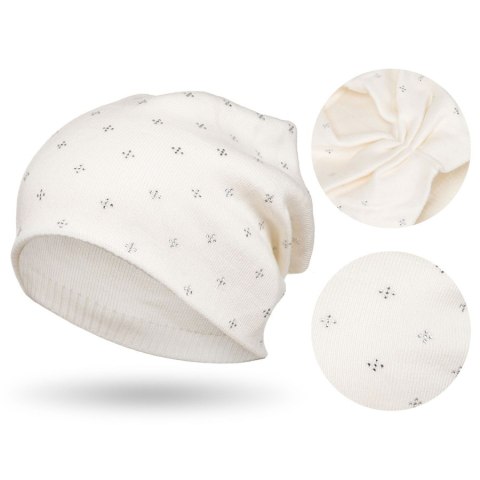 Ciepła czapka damska beanie z kryształkami - Peterson Ciepła czapka damska beanie z kryształkami - Peterson