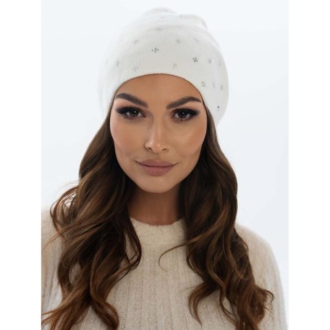 Ciepła czapka damska beanie z kryształkami - Peterson Ciepła czapka damska beanie z kryształkami - Peterson