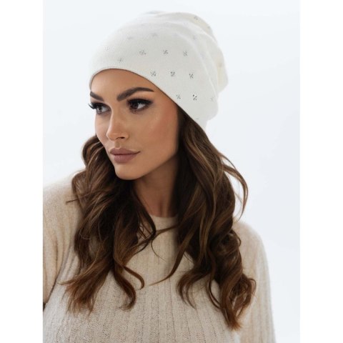 Ciepła czapka damska beanie z kryształkami - Peterson Ciepła czapka damska beanie z kryształkami - Peterson