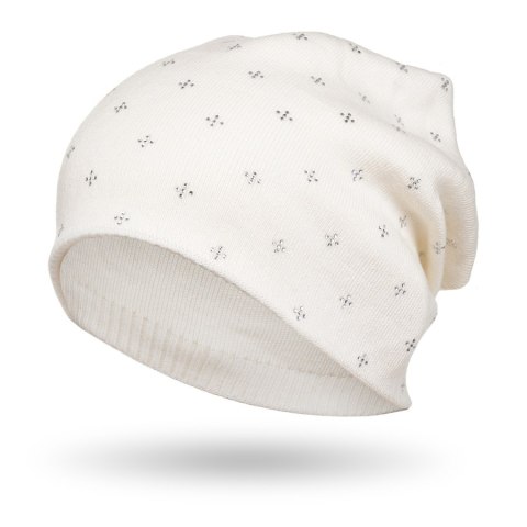Ciepła czapka damska beanie z kryształkami - Peterson Ciepła czapka damska beanie z kryształkami - Peterson