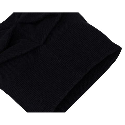 Czarna czapka damska slouchy z dżetami - Peterson Czarna czapka damska slouchy z dżetami - Peterson