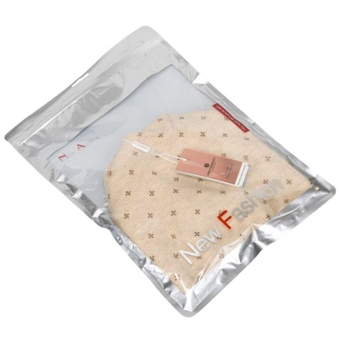 Elegancka czapka slouchy z kryształkami beżowa - Peterson Elegancka czapka slouchy z kryształkami beżowa - Peterson