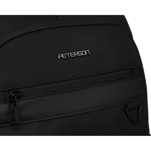 Elegancki plecak podróżny z uchwytem i kieszenią na laptopa- Peterson Elegancki plecak podróżny z uchwytem i kieszenią na laptopa- Peterson