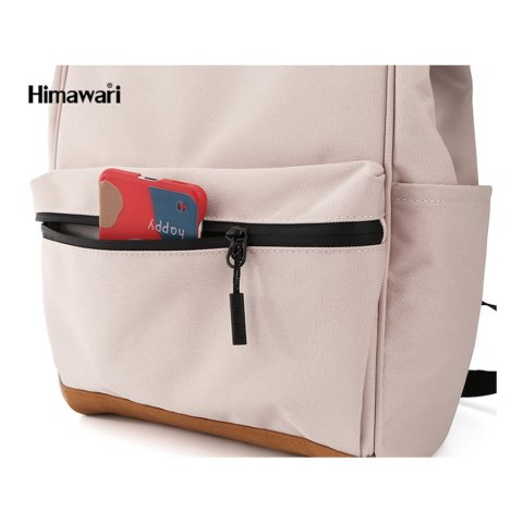 Miejski plecak damski w czerwonym kolorze z portem USB - Himawari Miejski plecak damski w czerwonym kolorze z portem USB - Himawari
