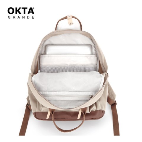 Lekki plecak miejski na laptopa z podwójnym uchwytem - Himawari Lekki plecak miejski na laptopa z podwójnym uchwytem - Himawari