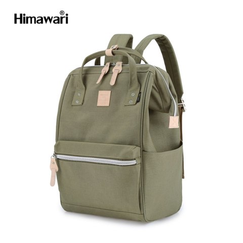 Miejski plecak z wodoodpornej tkaniny w kolorze khaki - Himawari Miejski plecak z wodoodpornej tkaniny w kolorze khaki - Himawari